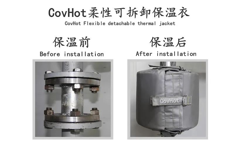 COVHOT?柔性可拆卸式<a href=http://m.dablog.cn/e/tags/?tagname=%E4%BF%9D%E6%B8%A9%E8%A1%A3 target=_blank class=infotextkey>保溫衣</a>,蒸汽系統節能,節能保溫